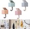 4 Pcs Cute Adhesive Wall Hooks for Coats,Towel,Robes,Bag,Key,Heavy Duty Command Hooks Can Bear 2.4 Kg,Creative Pet Decorative Wall Hook for Living Room,Bathroom,Bedroom